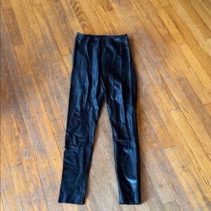 Commando Black Faux Leather Pants